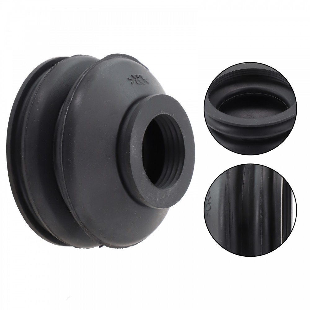 Dust Boot Covers Ball Joint Black Rubber Track Rod End Set Kit Durable#SUFA