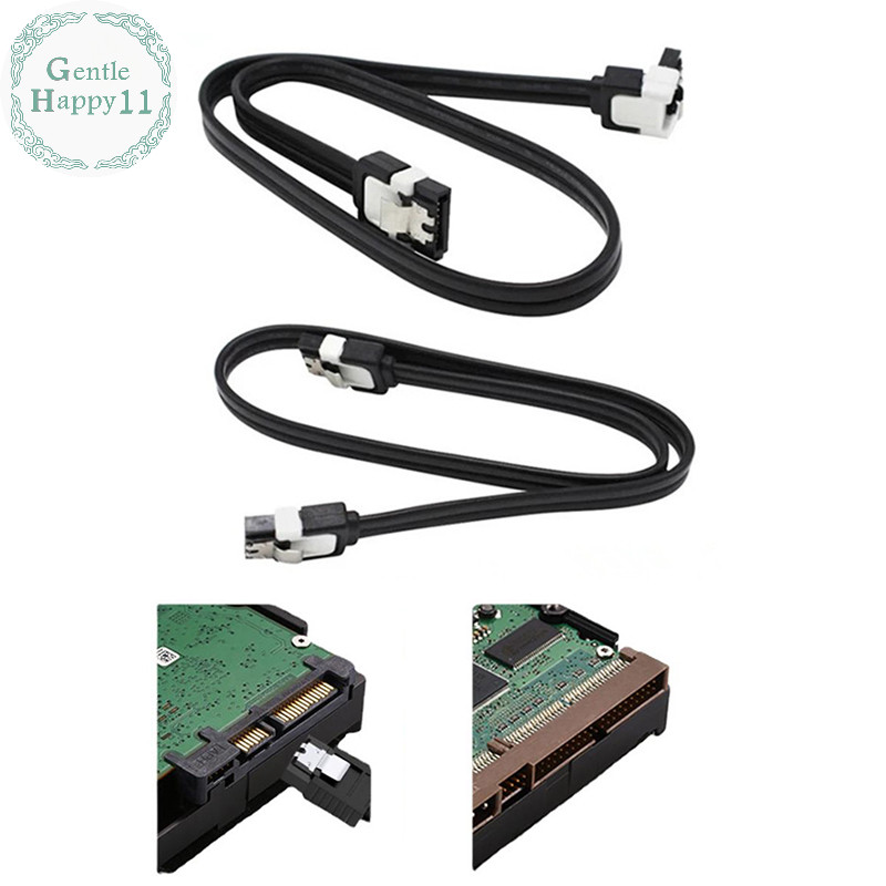 Gentlehappy Sata Cable 3.0 ถึงฮาร์ดดิสก์ไดรฟ์ SSD HDD Sata 3 สายเคเบิลมุมขวาตรงสําหรับ Asus MSI Gigabyte เมนบอร์ดความเร็วสูงสาย TH