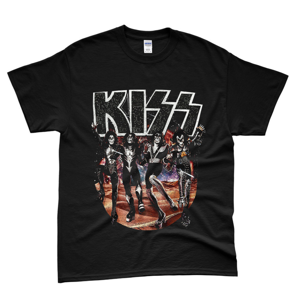 Kiss 2 Tshirt / Baju Microfiber Jersi / เสื้อยืดวงวินเทจ / เสื้อยืดวง