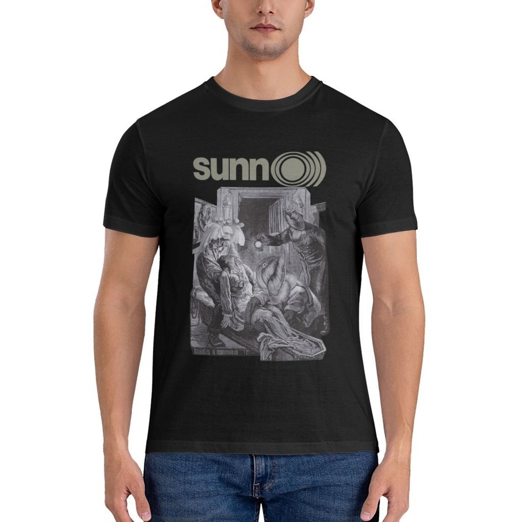 Sunn O) Metal Band Ava New Boris Ulver แฟชั่นผ้าฝ้ายเสื้อยืด Vintage