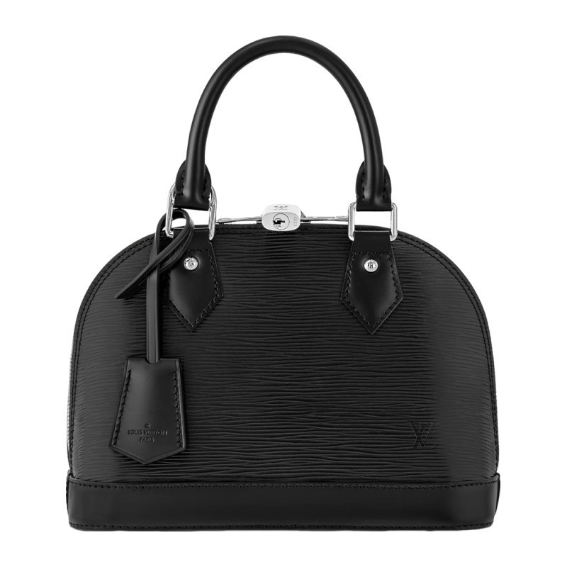 Moxi LV/Louis Vuitton Women's Bag 2024 New Alma BB Black Calf Classic Handheld Shell M24645