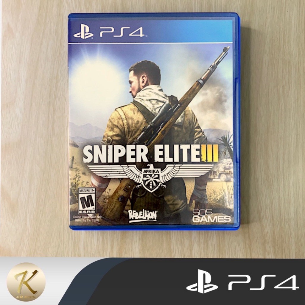 แผ่นเกมส์ PS4 : SNIPER ELITE 3 (สไนเปอร์ อีลีต 3) 📍(แผ่นมือสอง) สินค้าพร้อมจัดส่ง