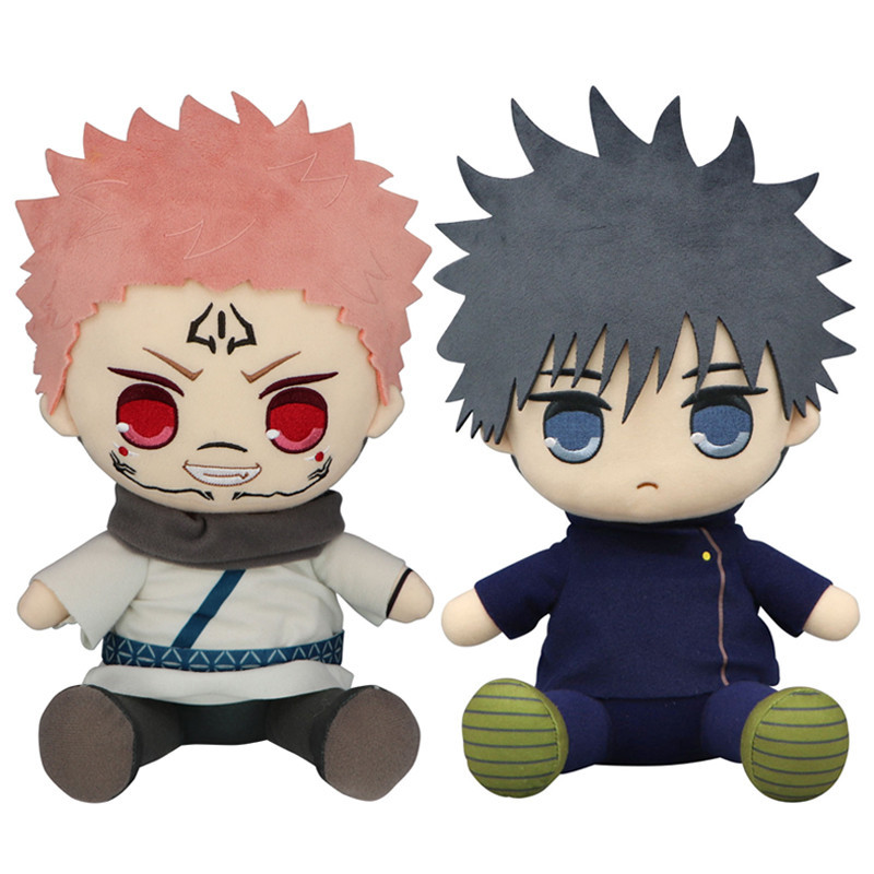 ใหม่น่ารักญี่ปุ่นอะนิเมะ Jujutsu Kaisen Ryoumen Sukuna Fushiguro Megumi Big Plushes ตุ๊กตาตุ๊กตาของเ