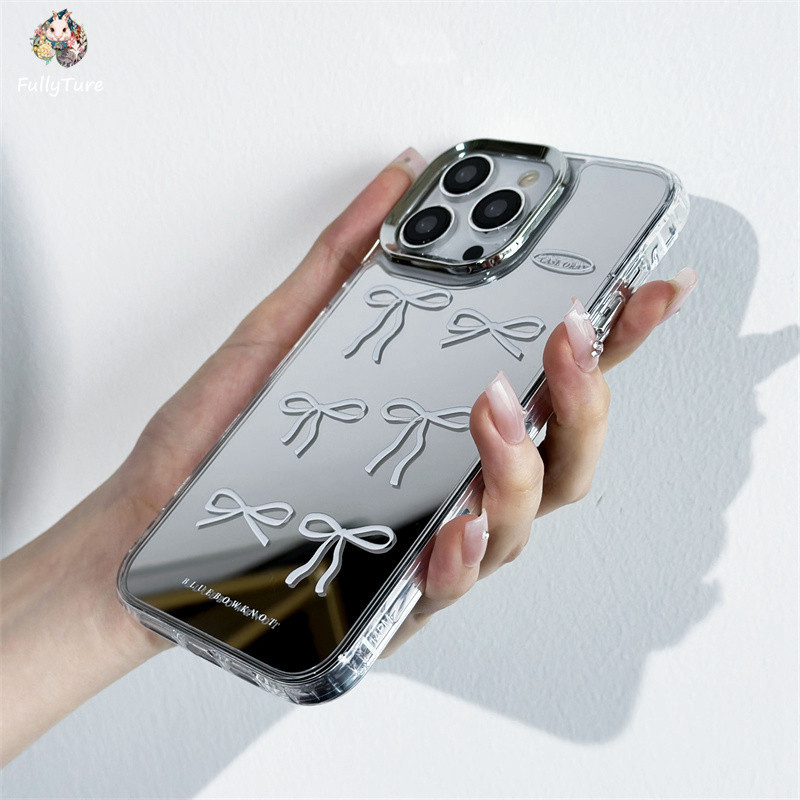 เคสโทรศัพท์ระดับไฮเอนด์ เหมาะสําหรับ ไอโฟน iphone15มือโปร กระจกเคสโทรศัพท์สามารถใช้เป็นกระจกแต่งหน้าการ์ตูนน่ารักแนวโน้มแฟชั่นคุณภาพสูงหรูหรา 13โปรแม็กซ์ 12 11 14