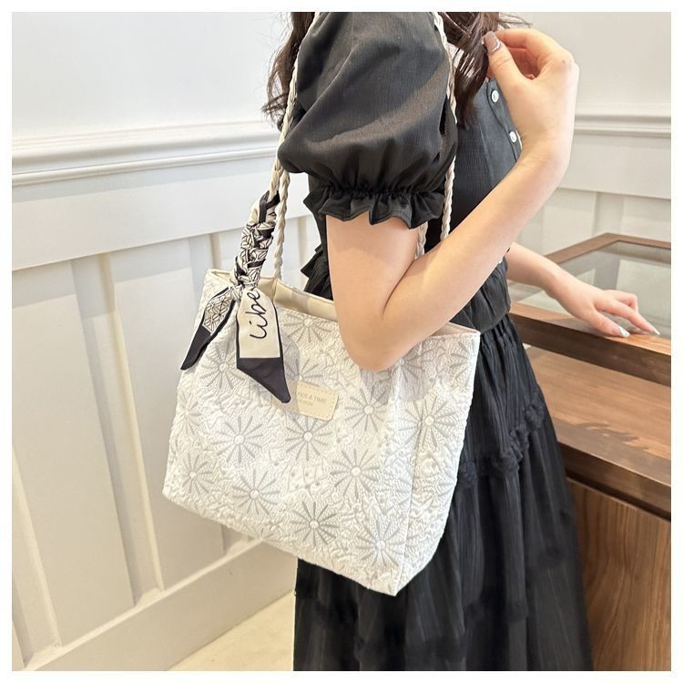 ความจุขนาดใหญ่ Influencer กระเป๋าหญิงกระเป๋าสไตล์ใหม่แฟชั่นฤดูร้อน One-Shoulder หญิงกระเป๋า Casual All