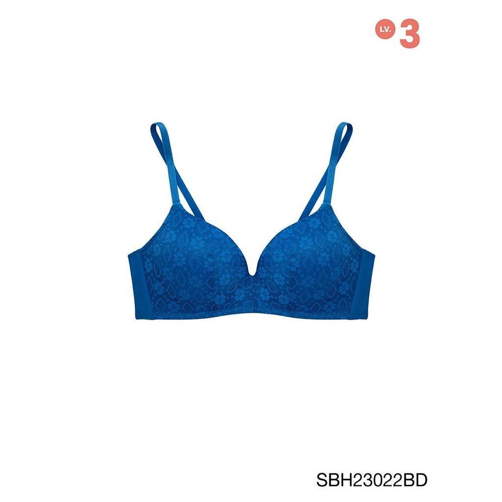 Sabina Soft Doomm Level 3 เสื้อชั้นใน ไร้โครง รหัส SBH23022BD - สีน้ำเงินเข้ม