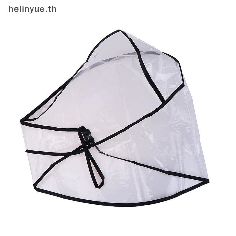 Helinyue หมวกกันฝนพลาสติกสำหรับผู้หญิง thumbnail 7