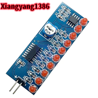 1/5PCS mart Electronics ชุด NE555 + CD4017 ไฟ LED น้ําไหล DIY ชุดการผลิตอิเล็กทรอนิกส์ Suite DIY วิ่ง LED Flow ไฟ LED