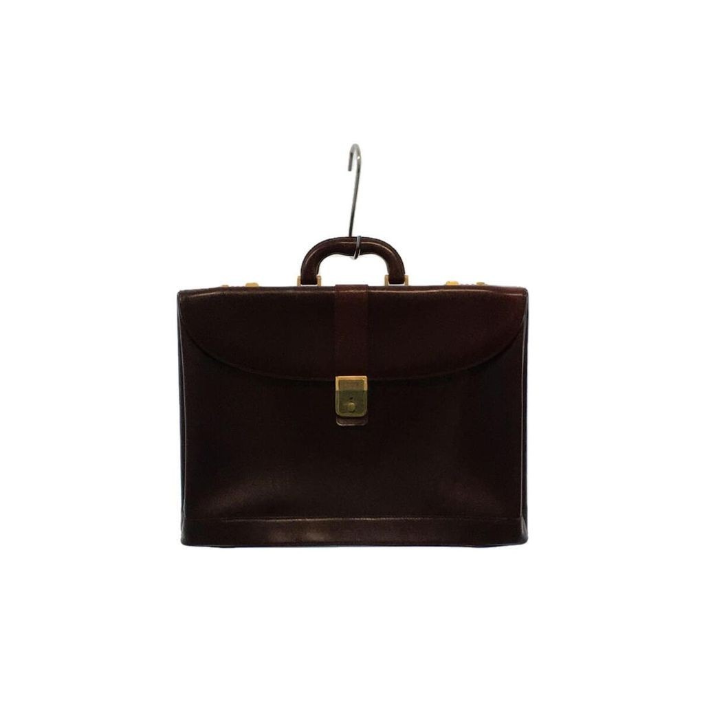 Bally Business Bag Briefcase Bordeaux Leather Direct from Japan Secondhand