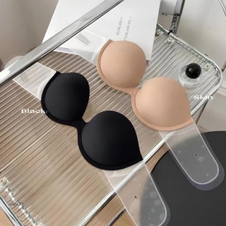 📌พร้อมส่ง📌บราดันทรง เกาะอกไร้สาย บราแปะข้างใส ไร้สาย เก็บทรง มีโครง ดันทรงสวย เสื้อชั้นใน ผู้หญิง