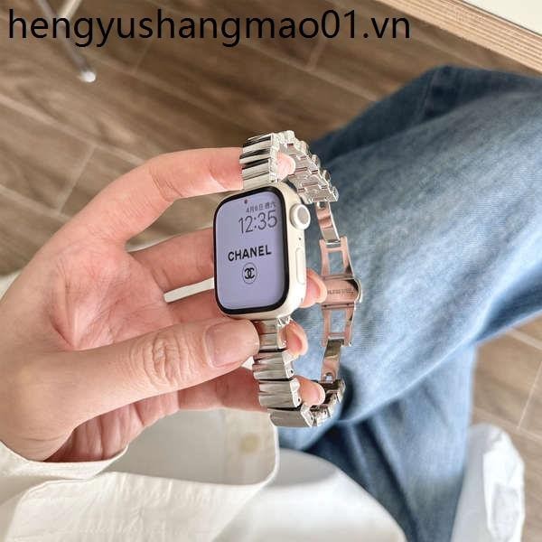 Kangkang 's Kaleidoscope สายโลหะสแตนเลสเหมาะสําหรับ iwatch98se Apple Watch applewatch