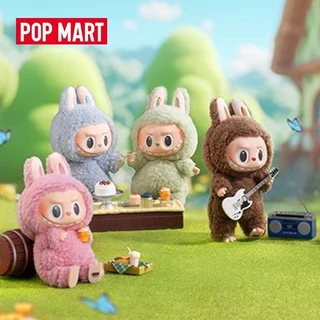 1:1 Popmart พวงกุญแจ Labubu Heart Macaron Monsters Secret Coffee Blind Box Random Labubu พวงกุญแจตุ๊กตา