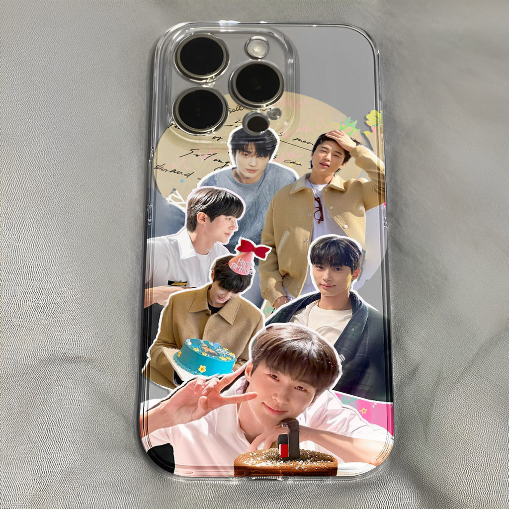 ข้ามเวลามาเซฟเมนบยอนอูซอกคิมฮเยยุน lovely runner Byeon Woo Seok Kim Hye Yoon เคสโทรศัพท์ย้อนยุคโทรศัพท์ป้องกันรูปแบบ ความละเอียดสูง ดาวเกาหลี