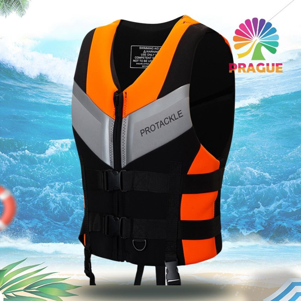 เสื้อแจ็คเก็ตผู้ใหญ่ เสื้อกั๊ก Neoprene เสื้อกั๊กสกีกีฬาทางน้ํา เสื้อกั๊กนิรภัย Kayaking [prague.th]