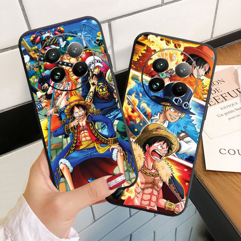 Casing For Realme 12 Pro + Plus 5G C51 C67 Soft Silicoen เคสโทรศัพท ์ One Piece 2
