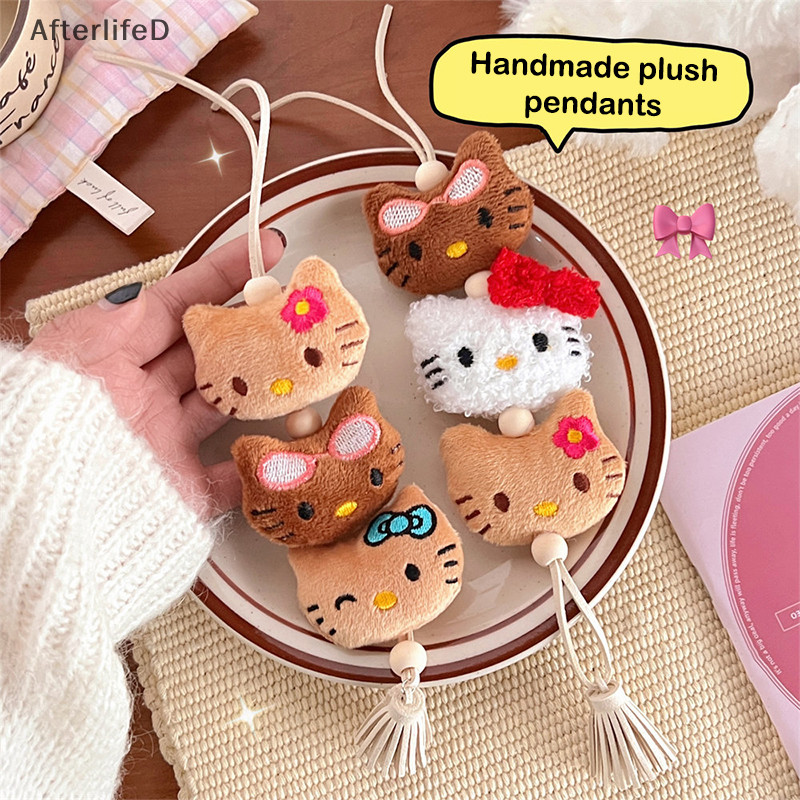 Af การ์ตูน Hello Kitty จี้น่ารักตุ๊กตา Cat Bow Tie แว่นตากันแดดแมวแขวน Ch กระเป๋าเป้สะพายหลังตกแต่งรถกระเป๋าอุปกรณ์เสริม A