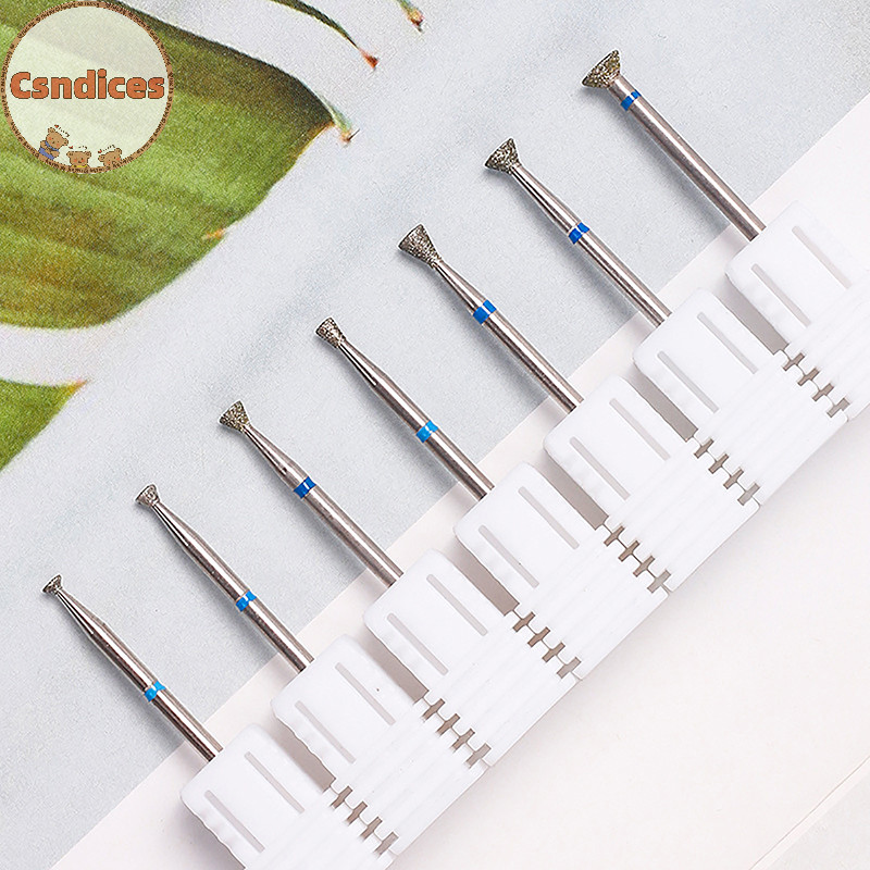 Csndices Diamond Electric Machine Nail Gel Polish Cutter Drill Bits เล ็ บ Bit File TH