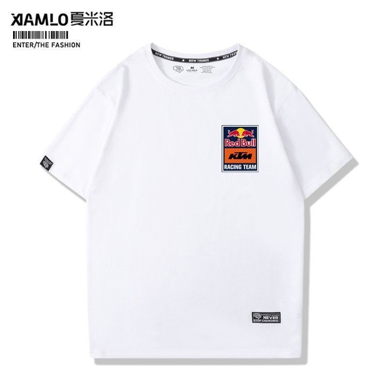 Redbull KTM Racing Jersey Short Sleeve MOTOGP Motorcycle DUKE890 DUKE790 Cycling Pure Cotton T-Shirt