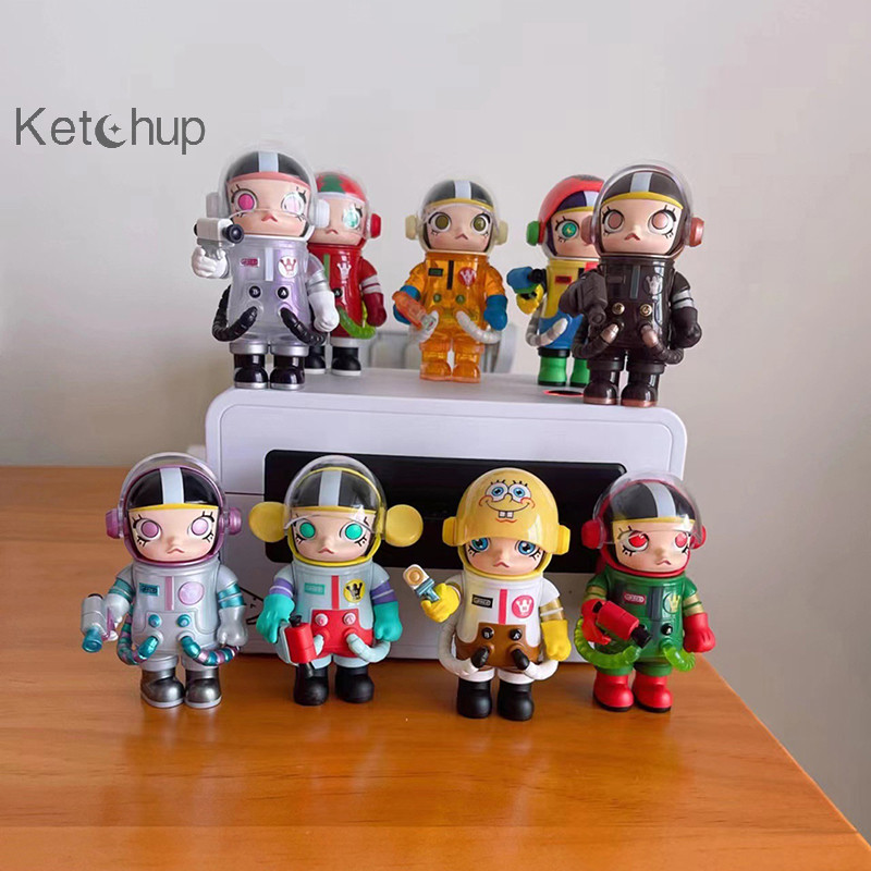 ซอสมะเขือเทศ SPACE Molly MEGA COLLECTION Series กล ่ องรูปของเล ่ นมินิน ่ ารัก Molly Limited Figuri Nice