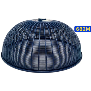 ฝาชีพลาสติกทรงกลม สีเข้ม รุ่น 682M ขนาด กว้าง 58 x สูง 24 ซม. ฝาชีพลาสติก