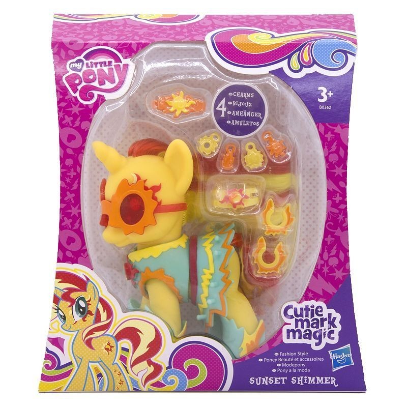 My Little Pony Cutie Mark Magic Sunset Shimmer 15cm ตุ๊กตาของเล่นของขวัญ P0004