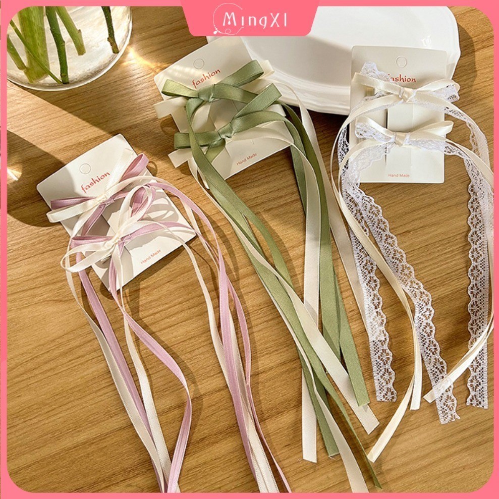 ใหม่ลูกไม้โบว์ริบบิ้นกิ๊บผู้หญิงเกาหลี อิน เรียบคลิปแฟชั่นระดับไฮเอนด์อเนกประสงค์กิ๊บอุปกรณ์ผม