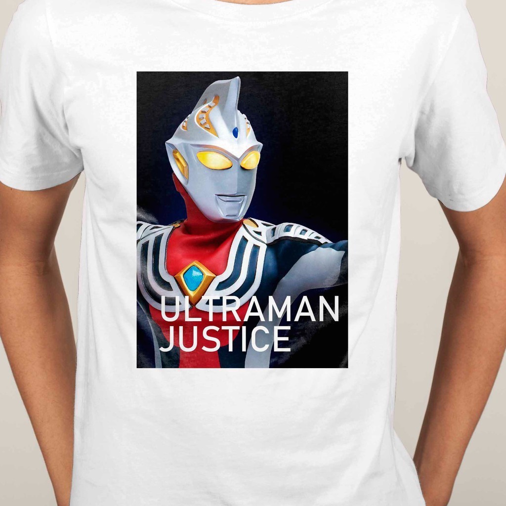 2024 เสื้อยืดผ้าฝ้าย  Ultraman tiga ultraman taro dyna mebius cosmos shin hayata แขนสั้นเสื้อยืดเสื้