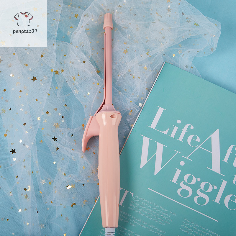 Pengatao09 9 มม.ไฟฟ้าผม Curler เซรามิค Coag Curling Iron Unisex Curling Wand Mini ในครัวเรือนผมจัดแต่งทรงผม Roller Waver 20W ใหม่