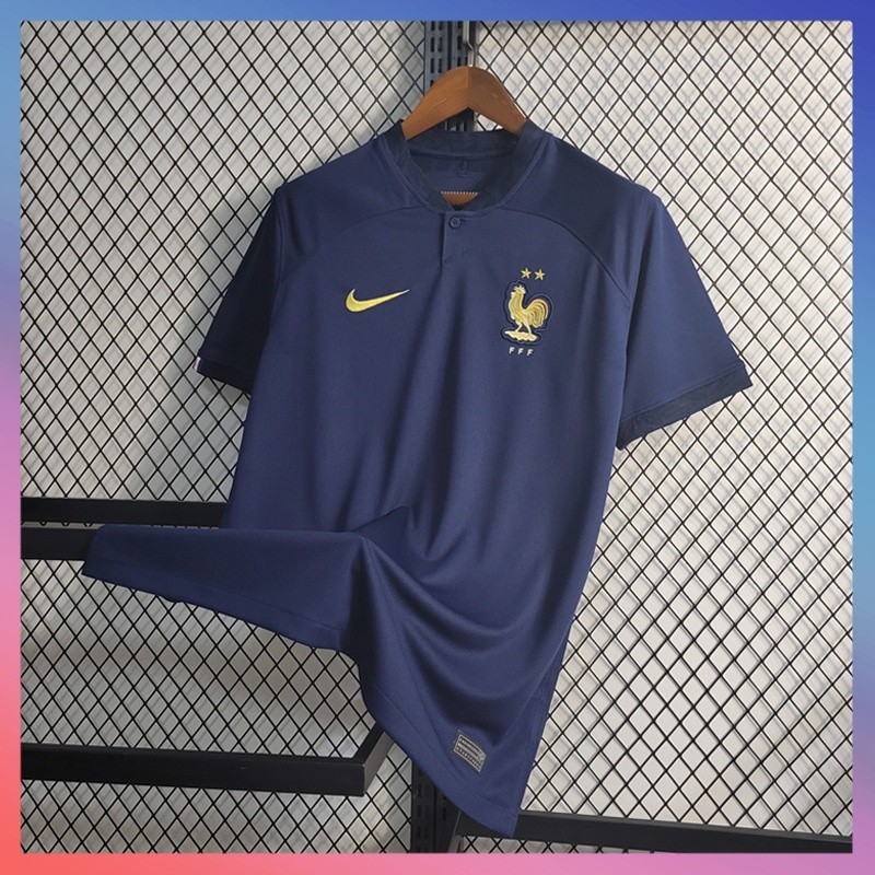 France Jersey 2022 World Cup Home Soccer Shirt football sports top football Jersey .