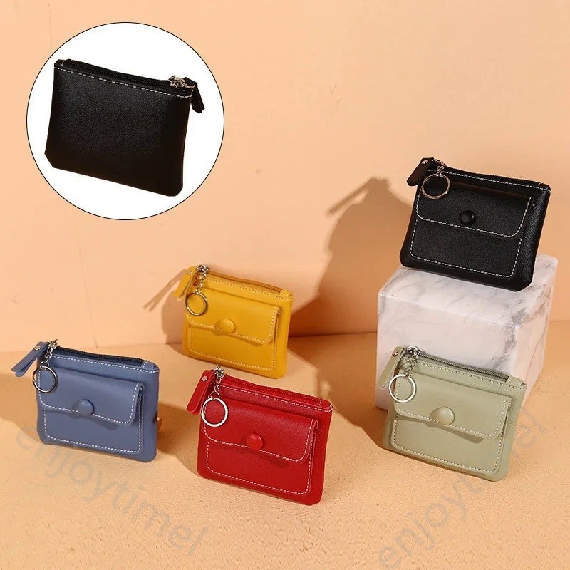 กระเป ๋ าใส ่ เหรียญขนาดเล ็ ก ซิป มินิ หนัง ผู ้ ถือคลัทช ์ Cartera สําหรับเด ็ กผู ้ หญิง
