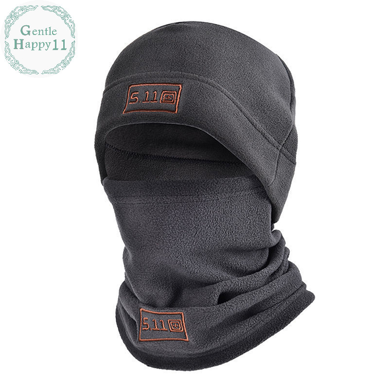 Gentlehappy ฤดูใบไม้ร่วงฤดูหนาวผู้ชาย Face Mask คออุ่นหัวกีฬาผ้าพันคอหมวกสกี TH