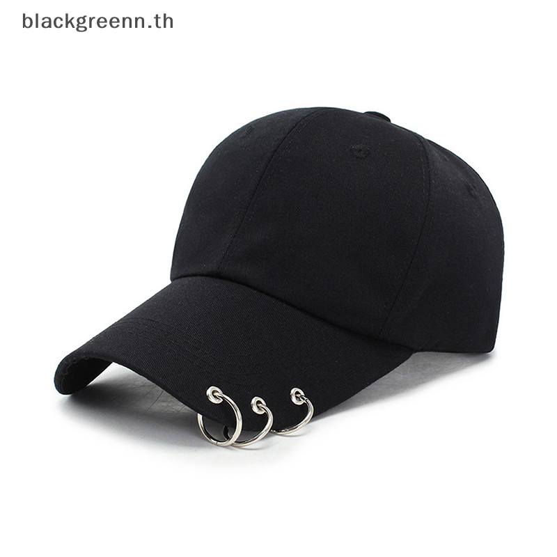 Bgreee Hip Hop ผู ้ หญิงเบสบอลหมวกแหวนวงกลม Snapback หมวกสําหรับผู ้ ชายผู ้ หญิง Unisex พ ่ อหมวกปรับ Kpop สไตล ์ .