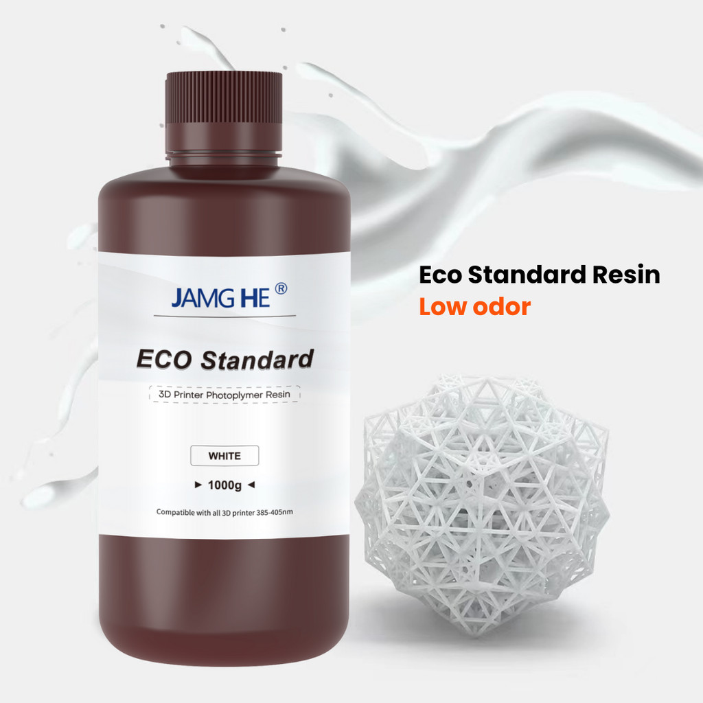 3D Printer : 3D Printing resin Eco Standard < Jamg He> 1 kg สำหรับ เครื่อง Anycubic , Creality, Elegoo by In2real3d