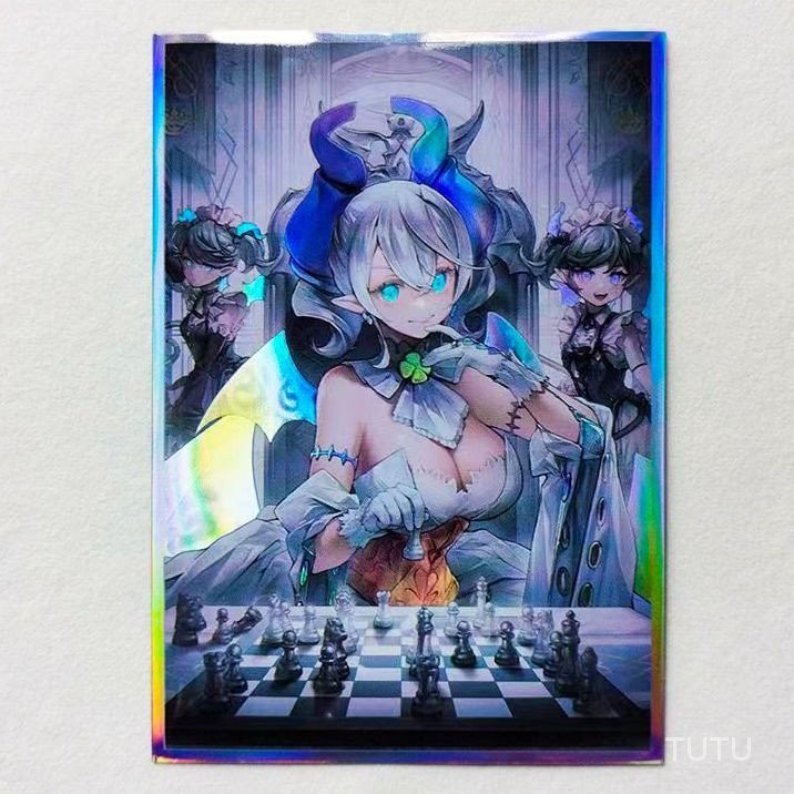 Yu-gi-oh Card Holder Silver City Official Holder diy Flash Card Holder ของแท้เกมกระดานการ์ดป้องกันกรณี 63x90mm 50 U2KL