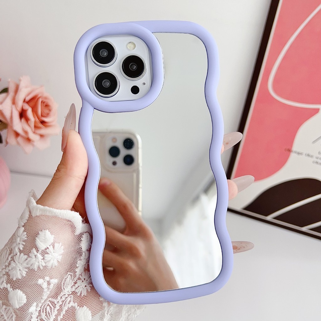 รุ่นใหม่ Itel A70 P55 A58 Pro A49 Infinix Smart 8 HD 8 Pro 8 Plus 7 HD กระจกแต่งหน้ากระจกแต่งหน้าเคส