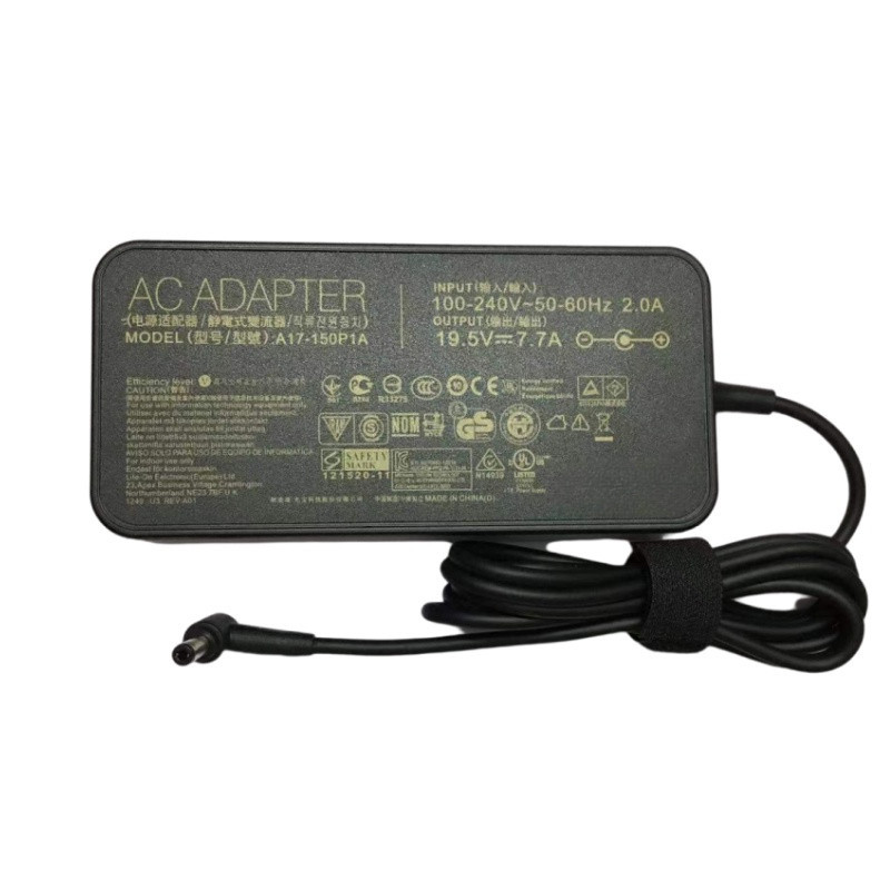 Originl 150W 19.5V 7.7A อะแดปเตอร์ AC สําหรับ Asus G74S K72 GL503 G74SX-BBK7 A17-150P1A Gaming Noteb