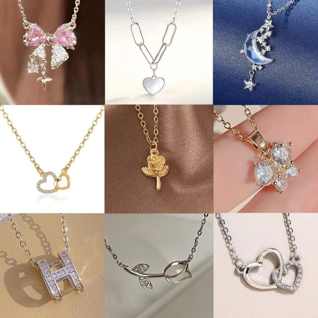 ส่งด่วนภายในวัน 🦋สร้อยสแตนเลส ไม่ลอกไม่ดำ สร้อยน่ารัก มีจี้ สไตล์เกาหลี พร้อมส่ง STMIX