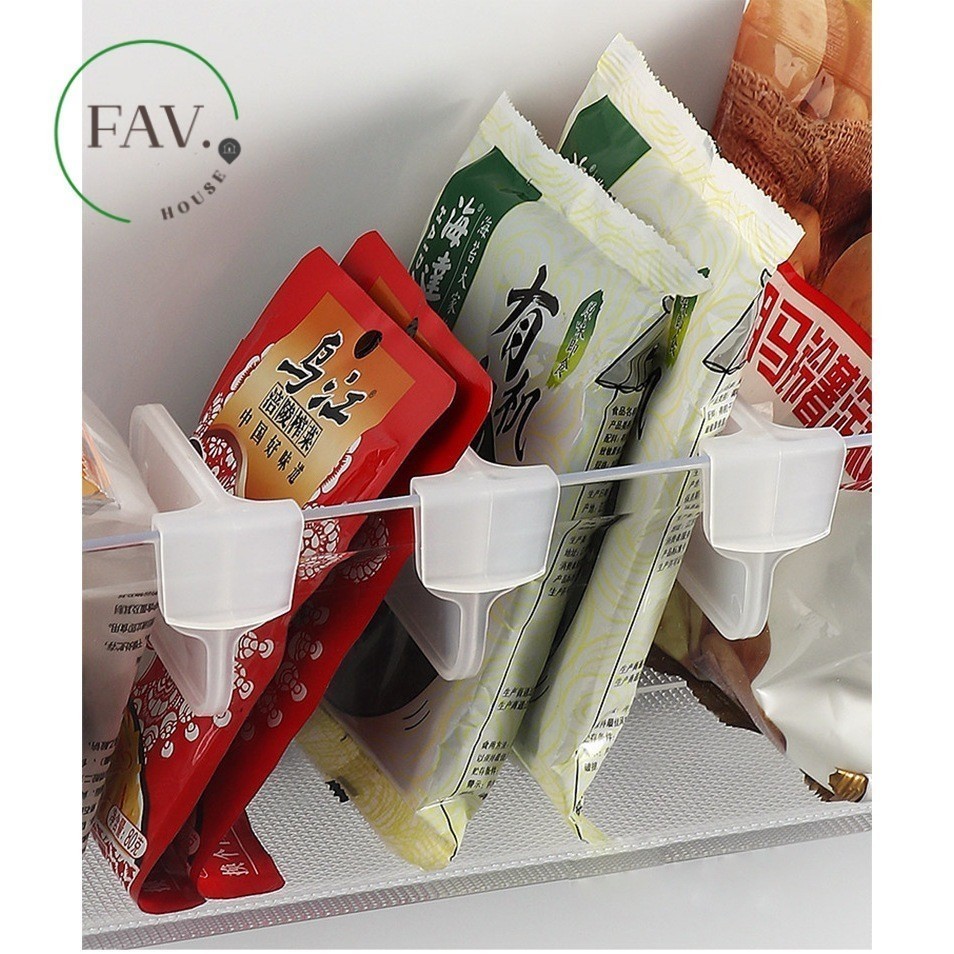 Fav.house ที่แบ่งช่องในตู้เย็น ที่คั้นในตู้เย็น จัดระเบียบตู้เย็น กันน้ำ พร้อมส่ง ราคาต่อชิ้น