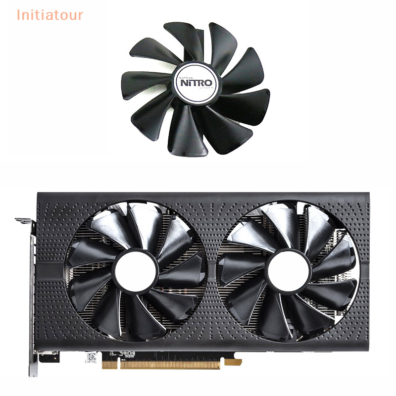 [Initiatour] Cf1015h12d พัดลมคูลเลอร์สําหรับ Radeon RX 470 480 580 570 NITRO Mining Edition RX580 RX480 การ์ดเกมพัดลมระบายความร้อน