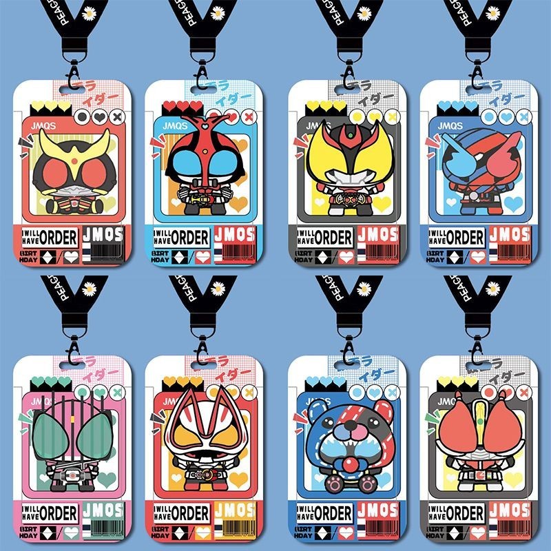 Kamen Rider รุ่น q Build Build Jiadou Jihu Student Campus Card Holder Bus Card School Card Brand Food Card พวงกุญแจ Student Party Office Worker ของขวัญวันเกิด