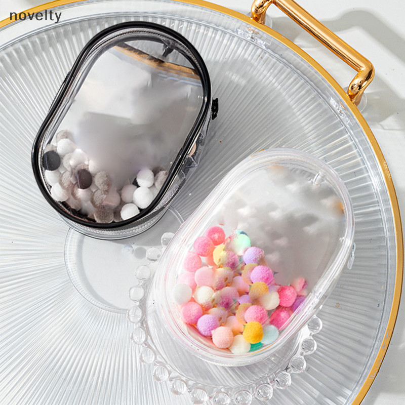 Nly 10 ซม.ตุ๊กตากระเป๋า PVC ผ้าฝ้ายโปร่งใสตุ๊กตาโปร่งใสกระเป๋าใสสําหรับอะนิเมะการ์ตูนตุ๊กตา N