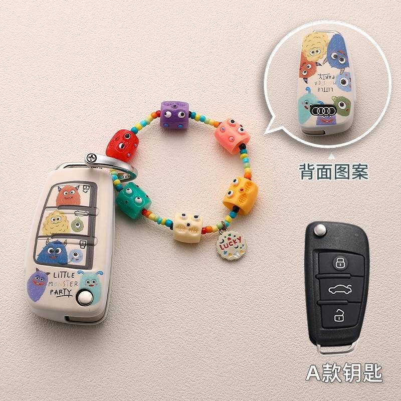 เคสกุญแจ Audi A3 Q3 Q2l A1 A6l A4l Q5l Q7 Q8 A8 Q4 Etron เคสกุญแจรถยนต์ เคสกุญแจรีโมทรถยนต์
