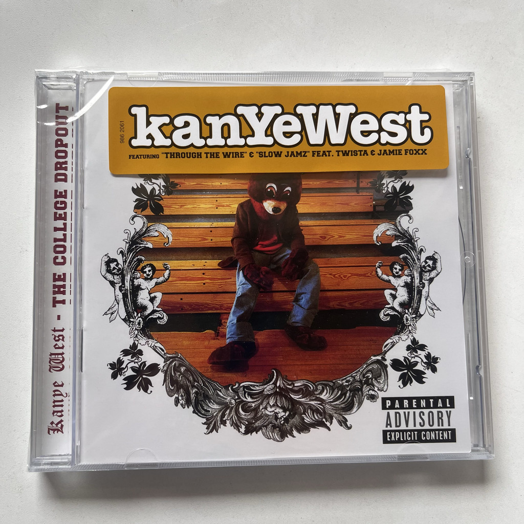 ซีดีใหม่เอี่ยม Kanye Kanye West The College Dropout CD Rap อัลบั้ม