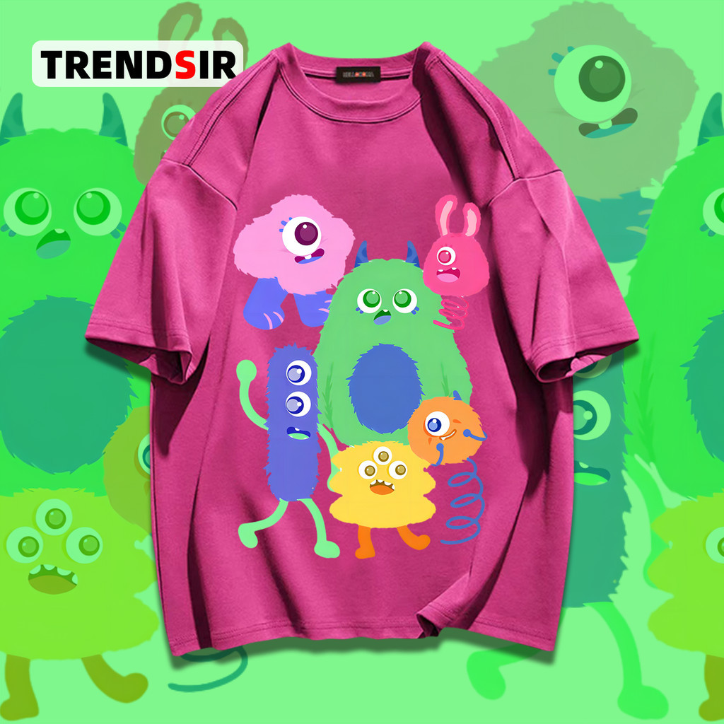 TrendSir NEW เสื้อยืดคอกลมแขนสั้น เสื้อยืดแฟชั่น Monsters Universitymonsters ผ้าคอตตอน 100% Cotton 9สี M-3XL