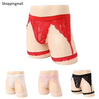 [สต็อก]ผู้ชายเซ็กซี่ชุดชั้นในกางเกง Sissy กระเป๋ากางเกงลูกไม…