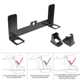 Car Latch Interface Mount Bracket, ความปลอดภัยสําหรับเด็กที่นั่ง Latch Bracket สําหรับ ISOFIX Interface Restraint Anchor ชุดติดตั้ง