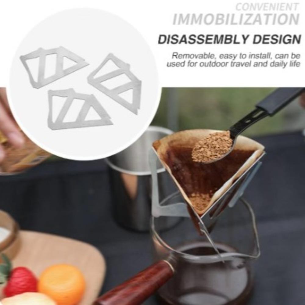 ประกายไฟ ที่ใส่ดริปกาแฟ, ชั้นวางกรองกาแฟแบบพกพาแบบพับได้, กรวยสแตนเลสสร้างสรรค์ออกแบบเฉพาะกาแฟหยดยืนชา - รูปที่ 5