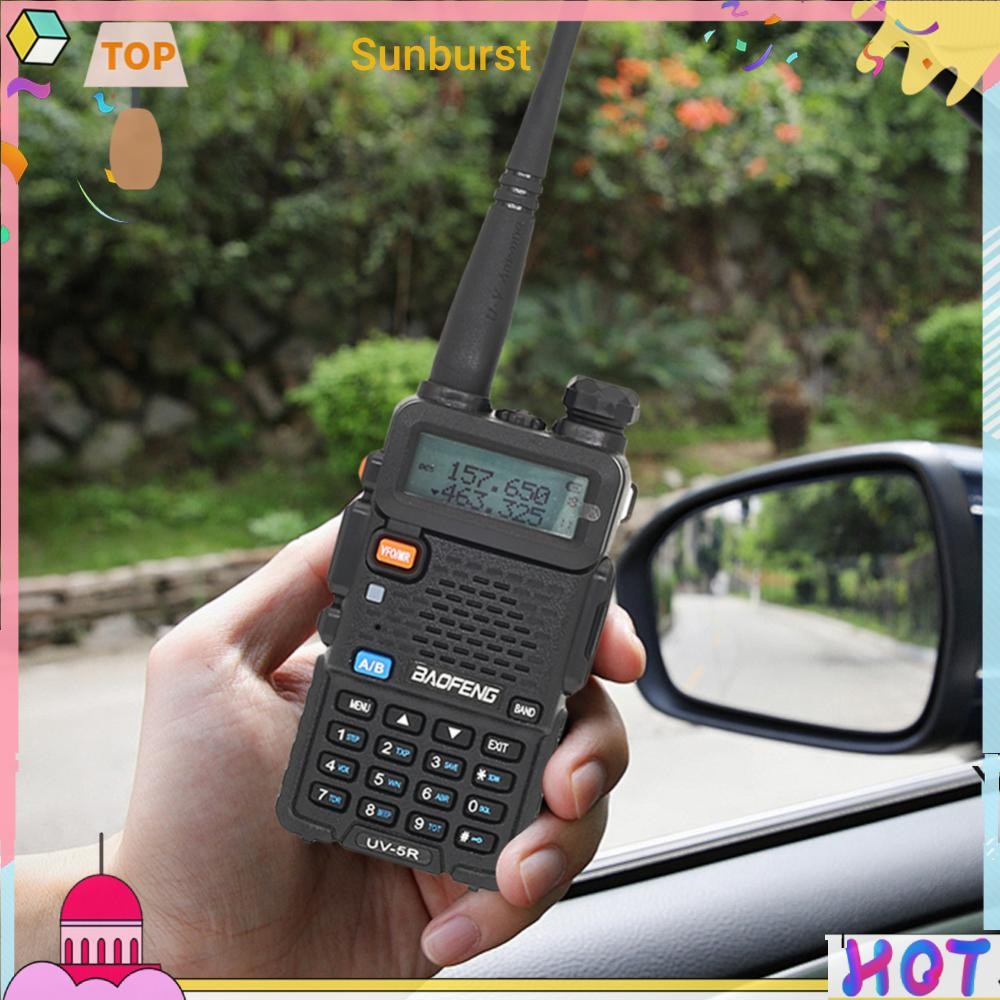 เครื่องส่งรับวิทยุมือถือ UV-5R 136-174MHz & 400-520MHz 5W วิทยุสองทางแบบ Dual Band [Sunburst11.th]