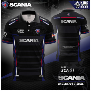 Scania MALAYSIA เสื้อยืดระเหิด / เสื้อยืด Baju Jersey