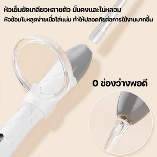 ที่แคะหูเด็ก ซิลิโคนนุ่ม ไม้แคะหู พร้อมไฟ LED ด้วยแว่นขยาย ชาร์จ ทําความสะอาดหู สําหรับเด็กทารก